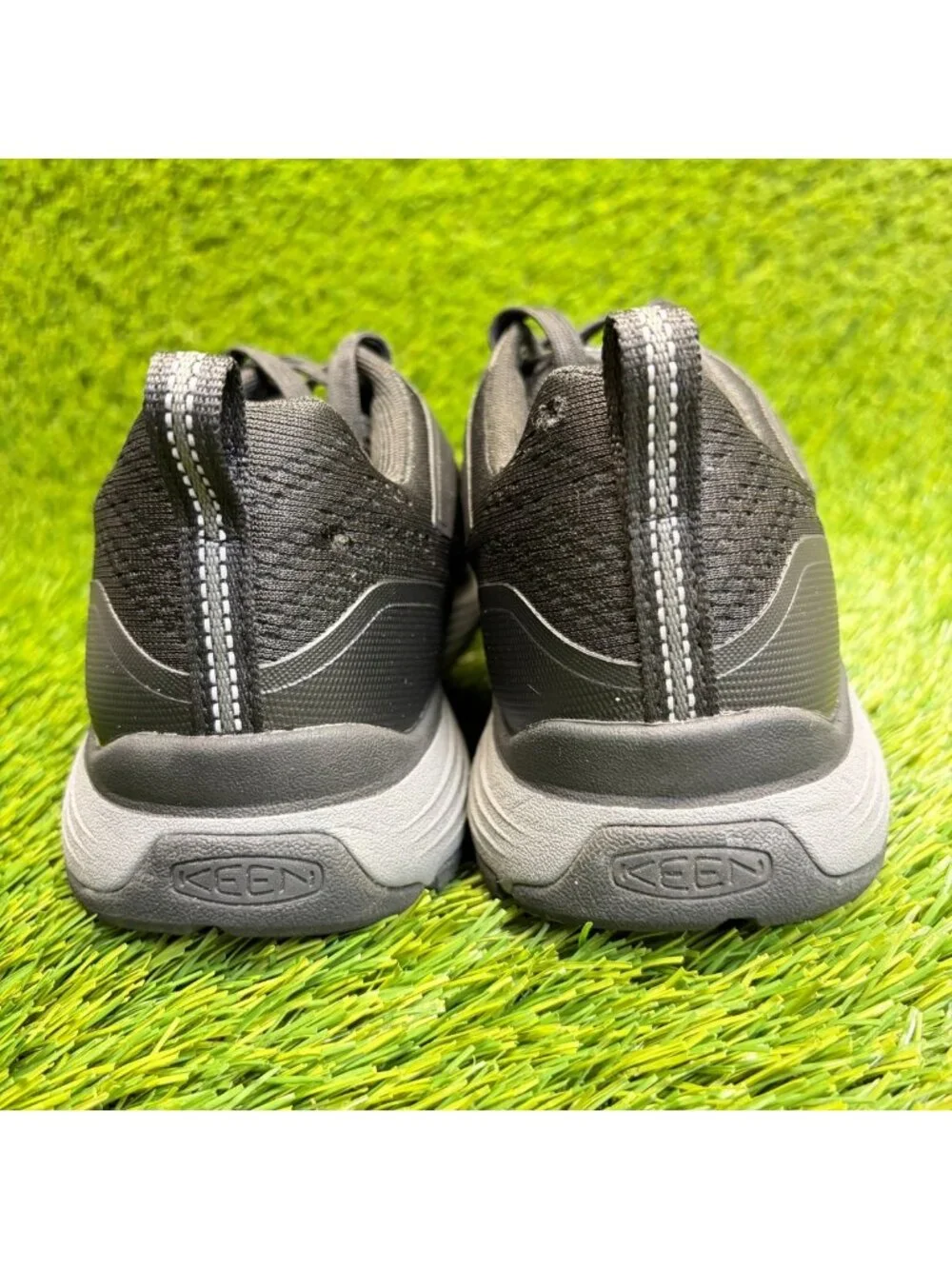 Keen Utility Sparta II Womens Size 7.5 Black Gray Steel Toe Safety Work Shoes